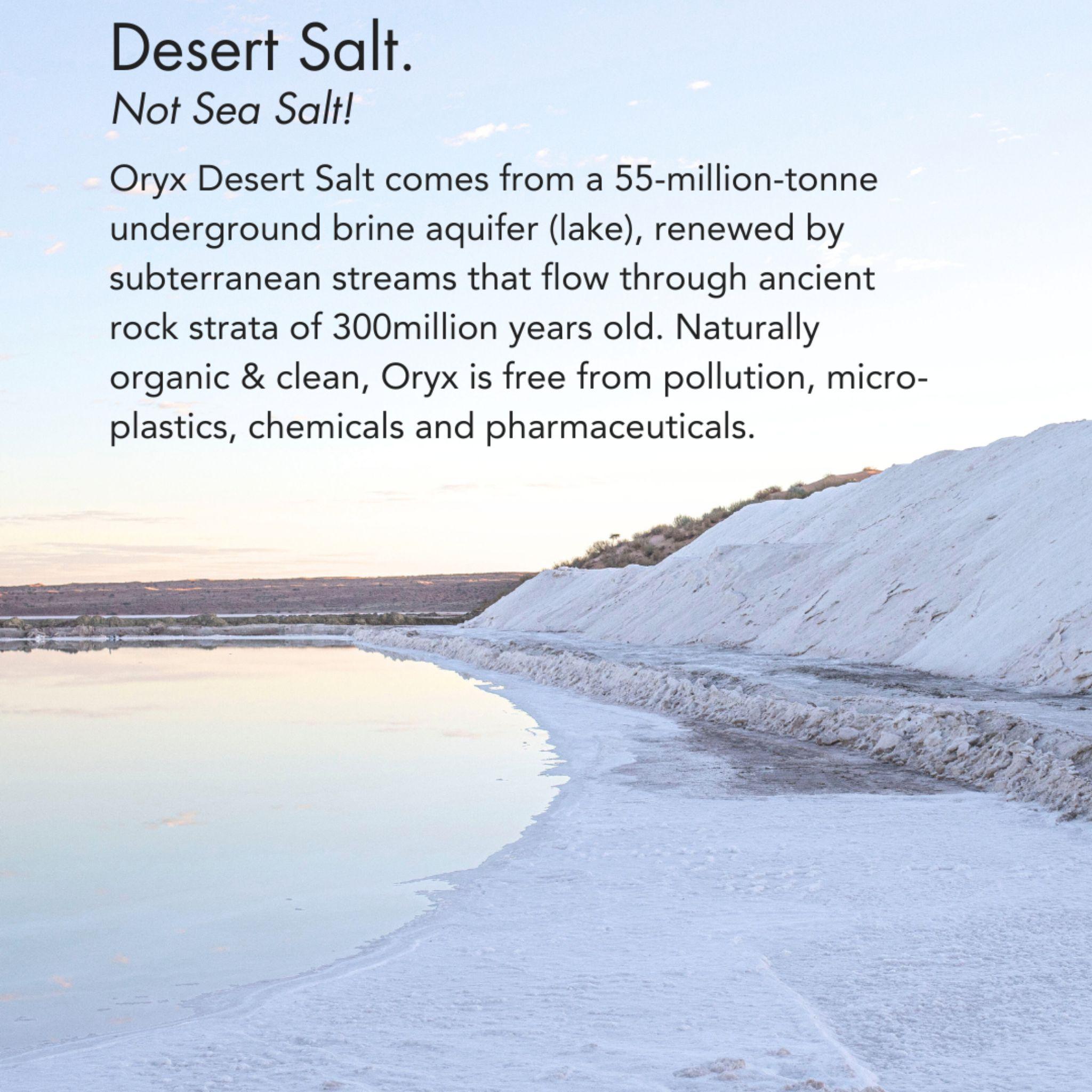 Oryx Desert Salt Bundle – Salzmühle 100g + Refill 1kg - ORYX DESERT SALT - UPODPSNUA500 - montcalia.ch