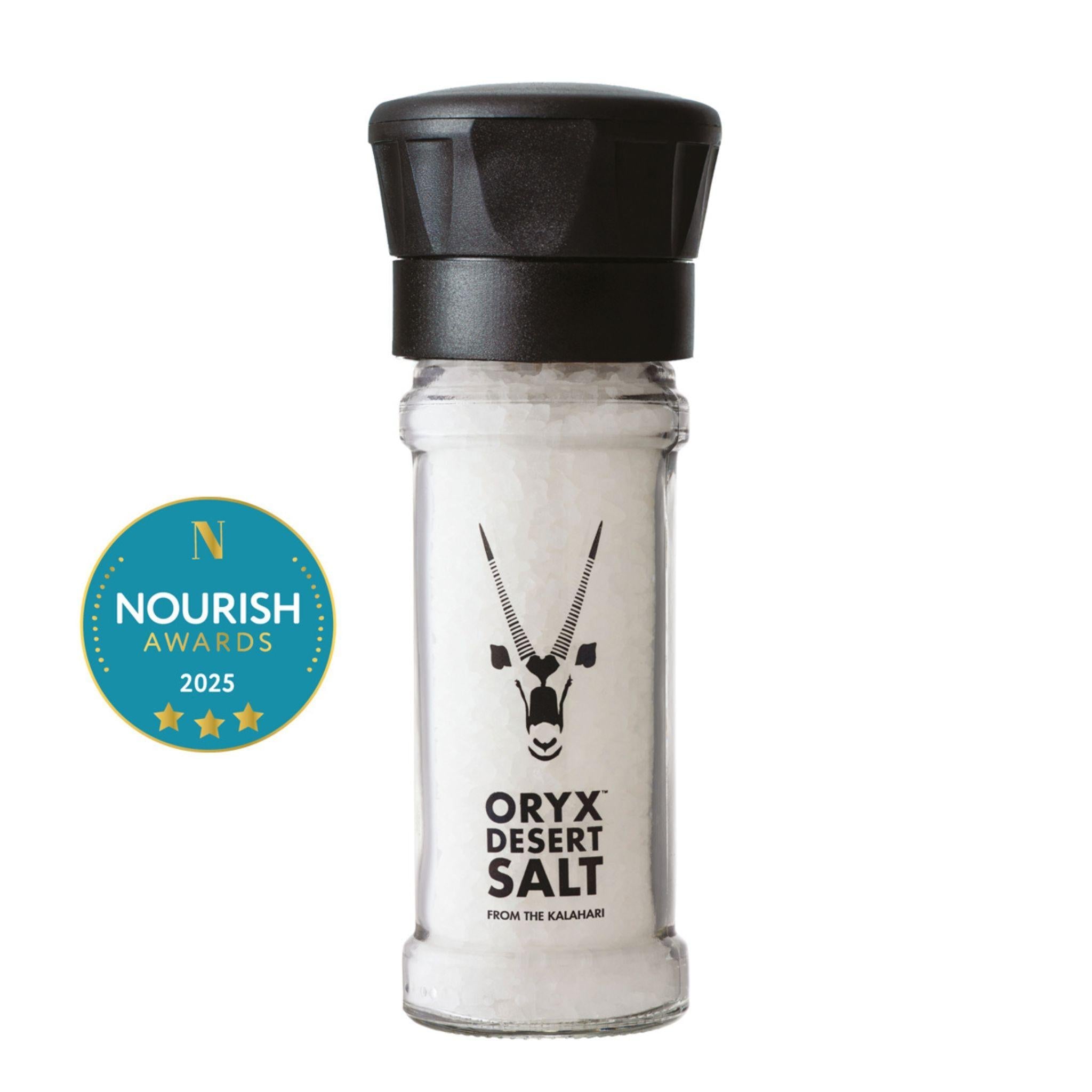 Oryx Desert Salt Premium Wüstensalz – Salzmühle 100g - ORYX DESERT SALT - Abnehmen - Bretonisches Salz - Celtic Sea Salt - montcalia.ch