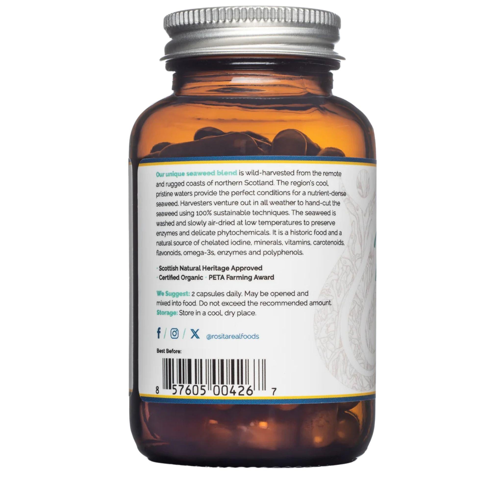 Rosita 5 - Algen - Mischung - 60 Kapseln - Rosita Real Foods - 1000 UI - 5000 IU - Abnehmen - montcalia.ch